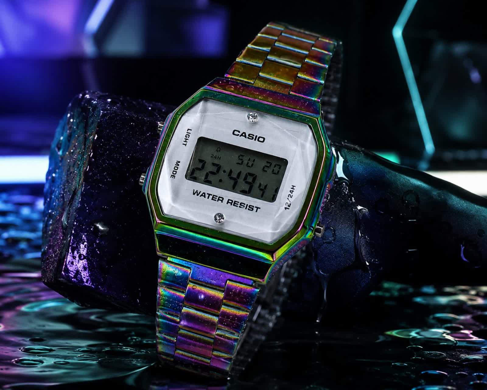 ساعت مچی CASIO  ✅موتور دیجیتالی، کرنومتر ✅تقویم و روزشمار، آلارم، لایت ✅ضدآب در حد دست شستن  ✅بند استیل، قفل ریلی  ✅جعبه و باطری رایگان