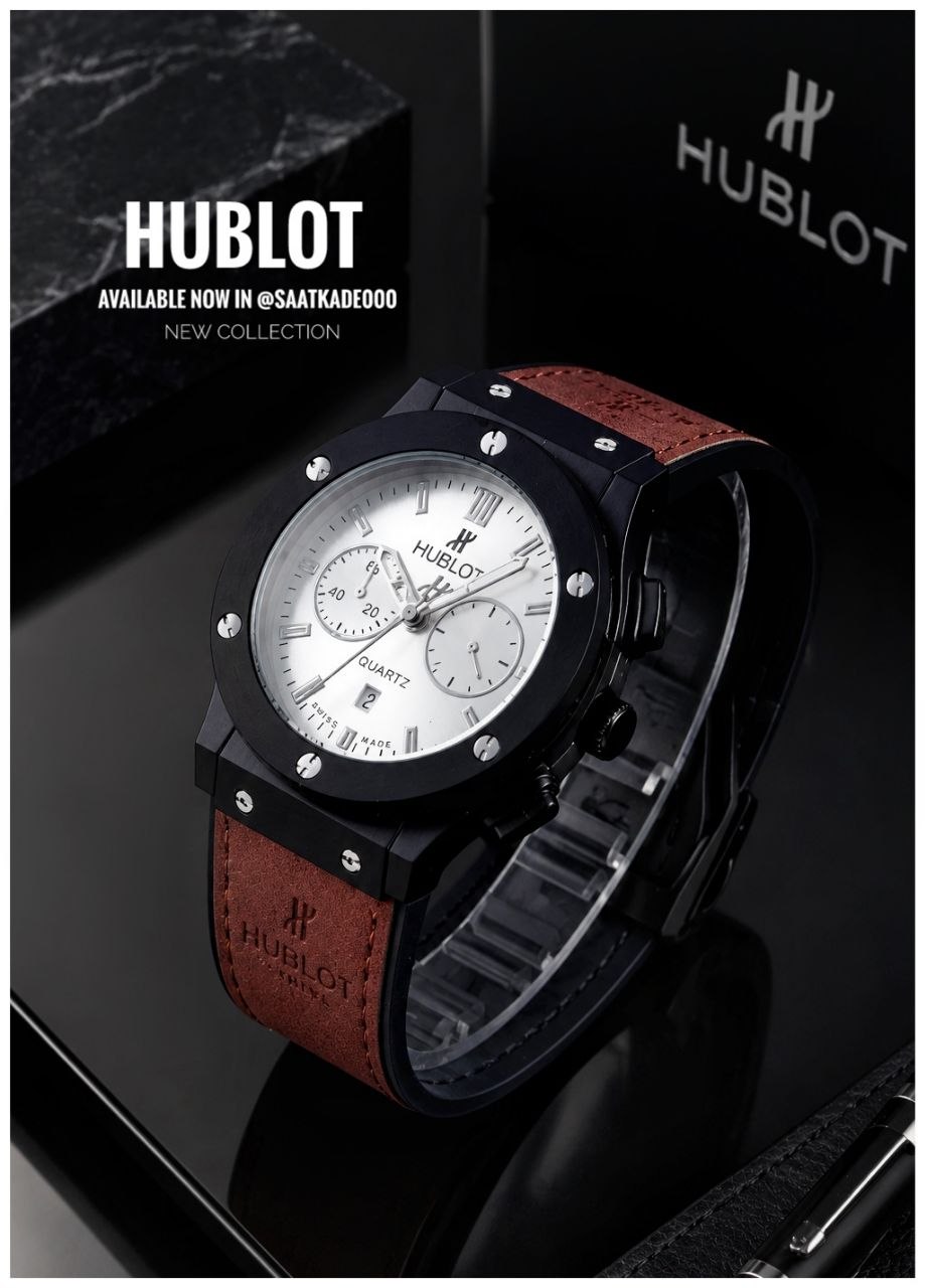 ساعت مچی مردانه 💡پیشنهاد ویژه ❌New collection  Hublot BigBang  ساعت هابلوت طرح بیگ‌بنگ برای آقایان  موتور شرکتی درجه یک دارای روزشمار بند رابر آنتی آلرژی بسیار مقاوم  قاب فلزی مات قاب پشت استیل قفل استیل کلیپسی هابلوت