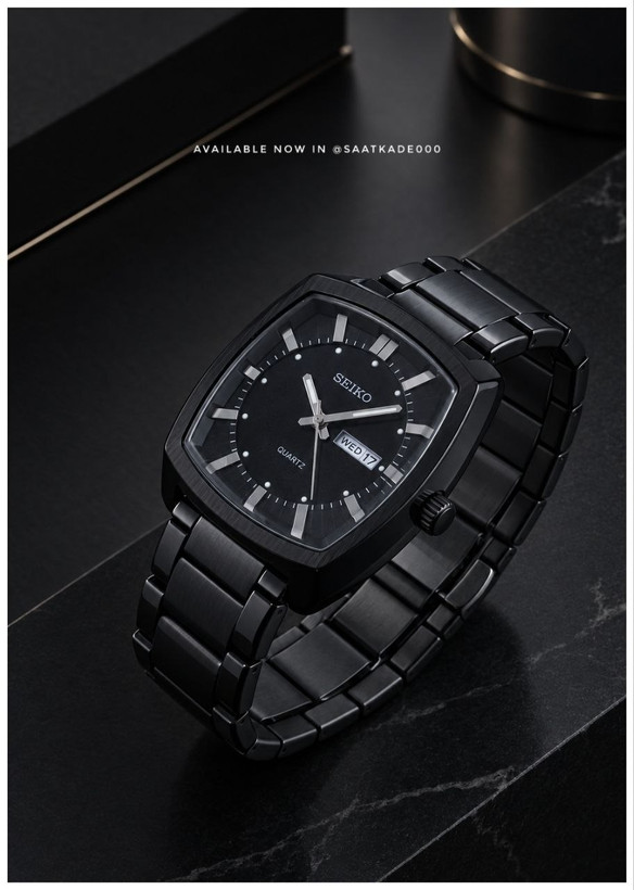 ساعت مچی مردانه SEIKO For Men ❌ساعت "سیکو" دوتقویم بند استیل طراحی جدید برای آقایان موتور شرکتی گرید A++ دارای روزشمار ایام ماه و ایام هفته شیشه کریستال بند استیل توپر قفل استیل فشاری طرح مخفی ضدآب 3Atm ارسال به همراه: جعبه